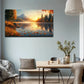Serene Autumn Landscape Wall Art canvas office home room framed 120x60cm