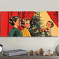 3pcs Merry Christmas Scene, Classic Decor Metal Print Ready to Hang Art