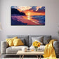 Vivid Style Ripening Waves Wall Art Canvas Office Home Room Framed 80x45cm
