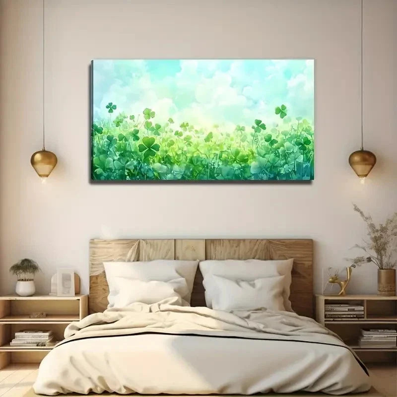Clover World Decoration Wall Art Canvas Office Home Room Framed 120x60cm