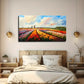 Vibrant Dutch Windmill Wall Art Canvas Office Home Room Framed 80x45cm