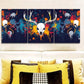 3pcs A pattern of skulls and bison horns  Wall Art Set Canvas Framed 40x60cm - High Quality Print 100% Australian Made Wall Canvas Ready to Hang