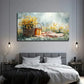 Yellow Flowers In The Meadow Wall Art Canvas Office Home Room Framed 120x60cm