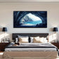Vibrant Underwater Scene Ocean Wall Art Canvas Office Home Room Framed 120x60cm