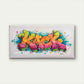 Colorful Street Art Splash Wall Art Canvas Office Home Room Framed 120x60cm
