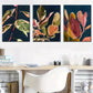 3pcs tropical plant leaf art decoration, plant    Wall Art Set Canvas Framed 40x60cm - High Quality Print 100% Australian Made Wall Canvas Ready to Hang