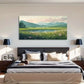 Lake & Green Grass Decor Wall Art Canvas Office Home Room Framed 80x45cm