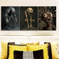 3pcs  Eye monster Art Painting Metal Print Ready to Hang Art