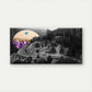 Collage of Landscapes Wall Art Canvas Office Home Room Framed 80x45cm