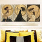 3pcs The girl with the bow and arrow Wall Art Set Canvas Framed 40x60cm - High Quality Print 100% Australian Made Wall Canvas Ready to Hang