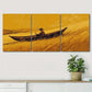 3pcs Boat and Fisherman Exquisite Perfect Wall Art Set Canvas Framed 40x60cm - High Quality Print 100% Australian Made Wall Canvas Ready to Hang