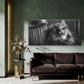 Bathing Tabby Cat Wall Art Canvas Office Home Room Framed 80x45cm