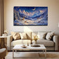 Winter Snow Scene Décor Wall Art Canvas Office Home Room Framed 120x60cm