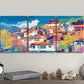 3pcs Buildings Along the Lhasa River Perfect Wall Art Set Canvas Framed 40x60cm - High Quality Print 100% Australian Made Wall Canvas Ready to Hang