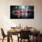 Elegant Posture Of Flamingos Wall Art Canvas Office Home Room Framed 120x60cm