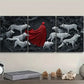 3pcs The Red Lord and the White Wolf Metal Print Ready to Hang Art
