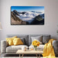 Mountain Valley Mist & Fog Wall Art Canvas Office Home Room Framed 80x45cm