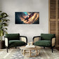 3pcs Retro Pterosauria in Clouds Metal Print Ready to Hang Art