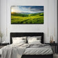 Modern Green Grassland Wall Art Canvas Office Home Room Framed 80x45cm