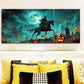3pcs "Death Rides on His Horse in the Moonlight Metal Print Ready to Hang Art