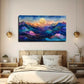 Golden Lines Decorative Wall Art Canvas Office Home Room Framed 80x45cm