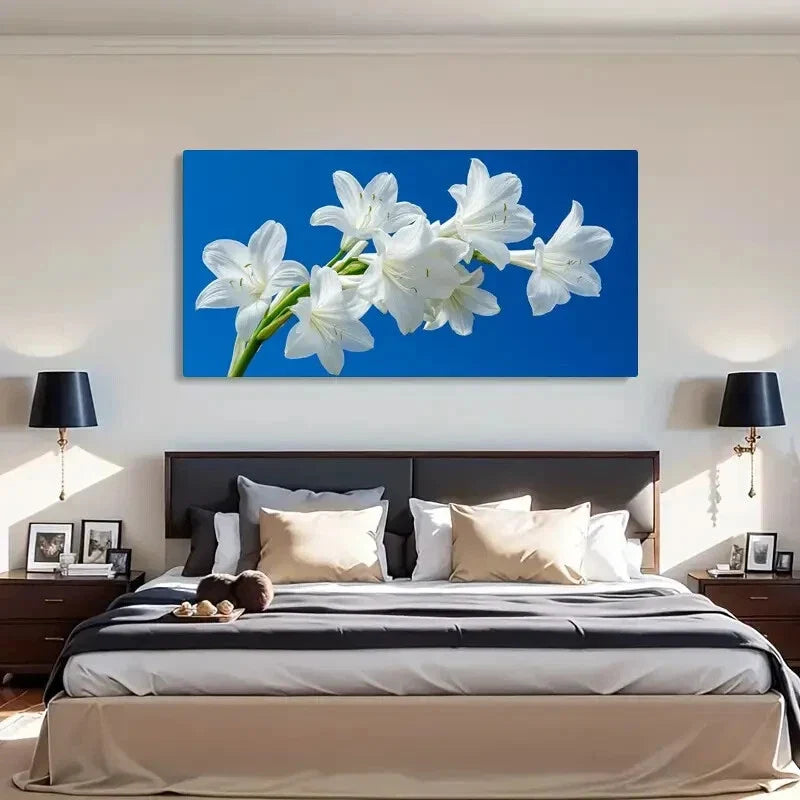Nature-Inspired Spring Flowers Wall Art Canvas Office Home Room Framed 120x60cm
