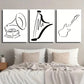 3pcs Gramophone Harp and Guitar Line Music Metal Print Ready to Hang Art