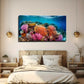 Vibrant Underwater Wall Art Canvas Office Home Room Framed 120x60cm