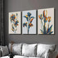 3pcs Three Dimensional Blooming Flowers Wall Art Set Canvas Framed 40x60cm - High Quality Print 100% Australian Made Wall Canvas Ready to Hang