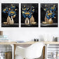 3pcs Modern and fashionable flower potted   Wall Art Set Canvas Framed 40x60cm - High Quality Print 100% Australian Made Wall Canvas Ready to Hang