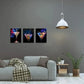 3pcs  Sparkling Wine & Cocktail Prints, Metal Print Ready to Hang Art