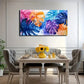Vibrant Tropical Leaf Décor Wall Art Canvas Office Home Room Framed 120x60cm
