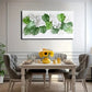 Vibrant Mons Tera & Palm Leaf Wall Art Canvas Office Home Room Framed 120x60cm