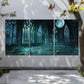3pcs Gothic Backdrop with Dark Arched Windows Canvas Framed 60x90cm - High Quality Print 100% Australian Made Wall Canvas Ready to Hang