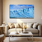 Surreal Glacier Landscape Wall Art Canvas Office Home Room Framed 120x60cm