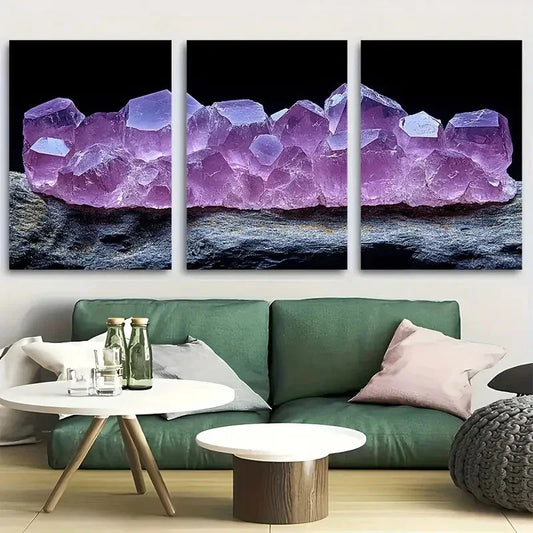3pcs Panoramic of the Cliffs Of Moher Ireland Metal Print Ready to Hang Art