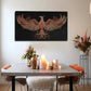 Modern Golden Phoenix Wall Art Canvas Office Home Room Framed 120x60cm