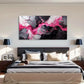 Abstract Geometric Ink Splatter Wall Art Canvas Office Home Room Framed 120x60cm