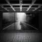 3pcs Empty Road In The Forest Metal Print Ready to Hang Art