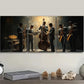 3pcs A group of vintage jazz musicians Wall Art Set Canvas Framed 40x60cm - High Quality Print 100% Australian Made Wall Canvas Ready to Hang