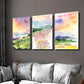 3pcs Artistic Nature Scene of Irish Meadow Wall Art Set Canvas Framed 40x60cm - High Quality Print 100% Australian Made Wall Canvas Ready to Hang