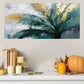 Giant Green Plantain Tree Wall Art Canvas Office Home Room Framed 120x60cm