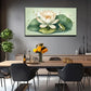 Lotus & Frog Wall Art Canvas Office Home Room Framed 120x60cm