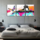 3pcs Animal music writer Children's fun style Wall Art Set Canvas Framed 40x60cm - High Quality Print 100% Australian Made Wall Canvas Ready to Hang