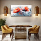 Orange and Red Gradient Petals Wall Art Canvas Office Home Room Framed 120x60cm