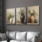 3pcs Painting of Vases and Branches Wall Art Set Canvas Framed 40x60cm - High Quality Print 100% Australian Made Wall Canvas Ready to Hang