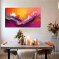Abstract Painting Perfect Wall Art Canvas Office Home Room Framed 80x45cm