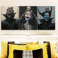 3pcs Forest demon Art Painting Metal Print Ready to Hang Art