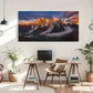 Vibrant Sunset Hues Modern Wall Art Canvas Office Home Room Framed 120x60cm