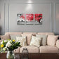 3pcs  Black and White Red Tree Moon Landscape Metal Print Ready to Hang Art